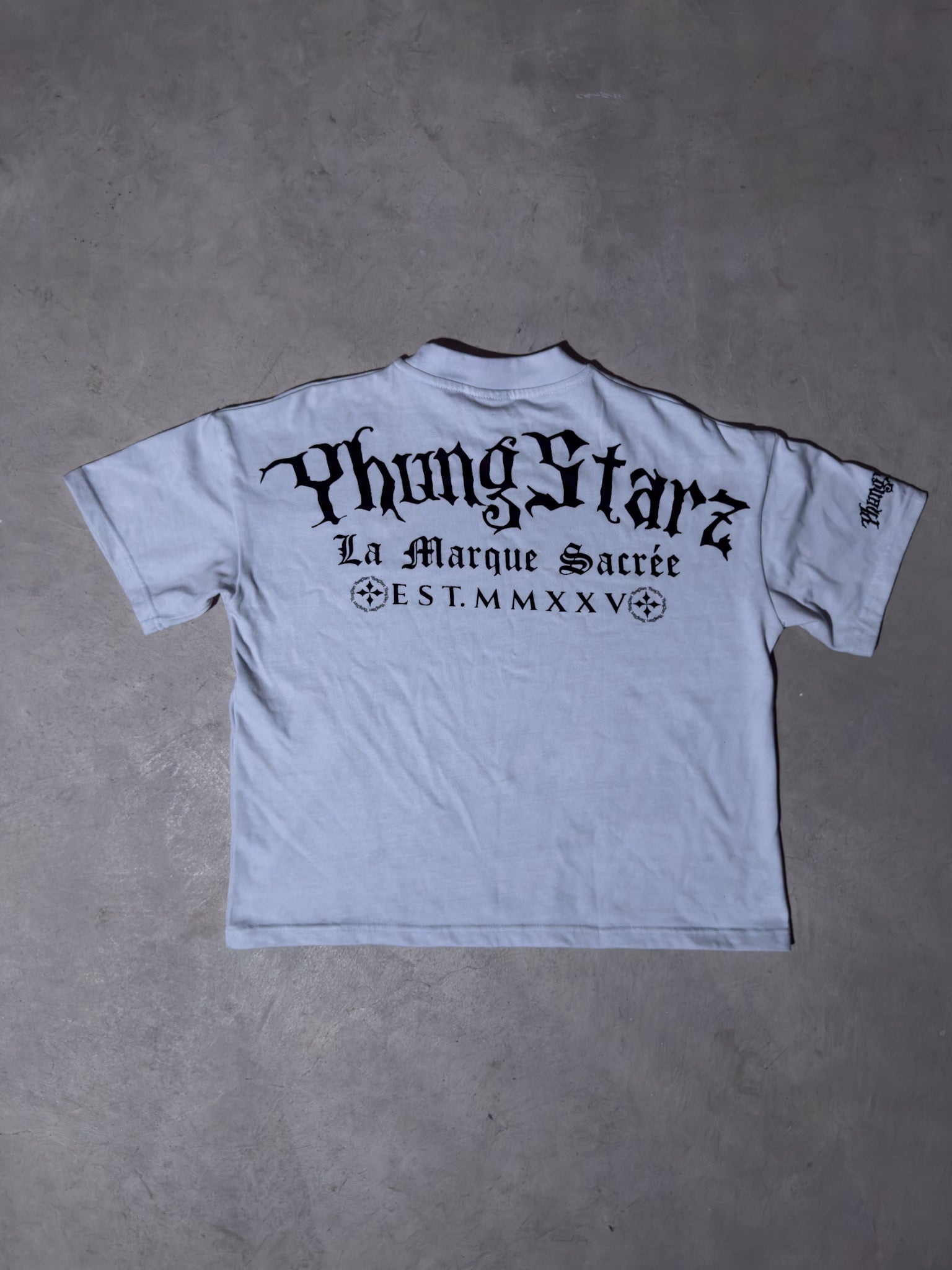 La Marque Sacrée Cropped Blanc Éternal Tee